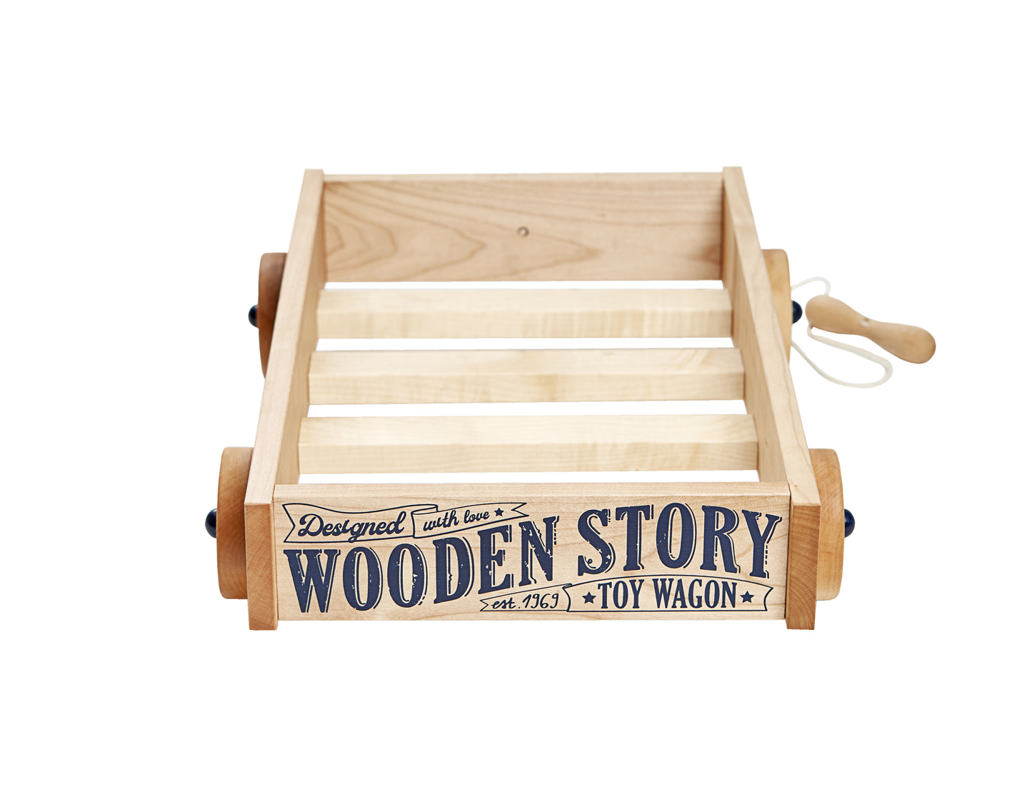 drewniany wózek-wagon