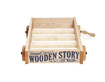 drewniany wózek-wagon