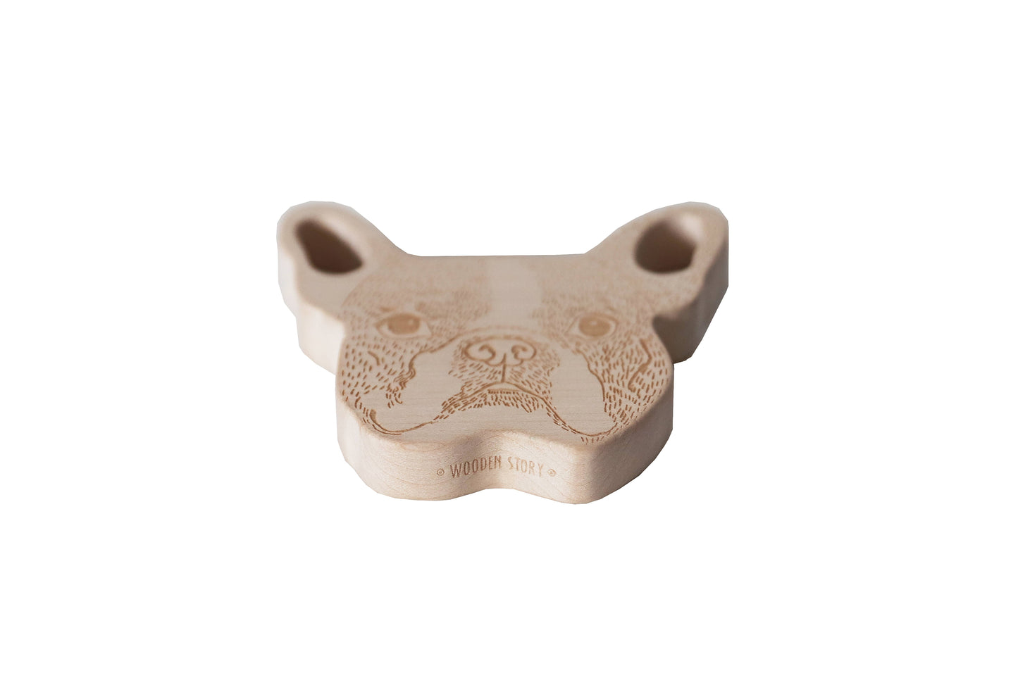 Drewniany gryzak French Bulldog