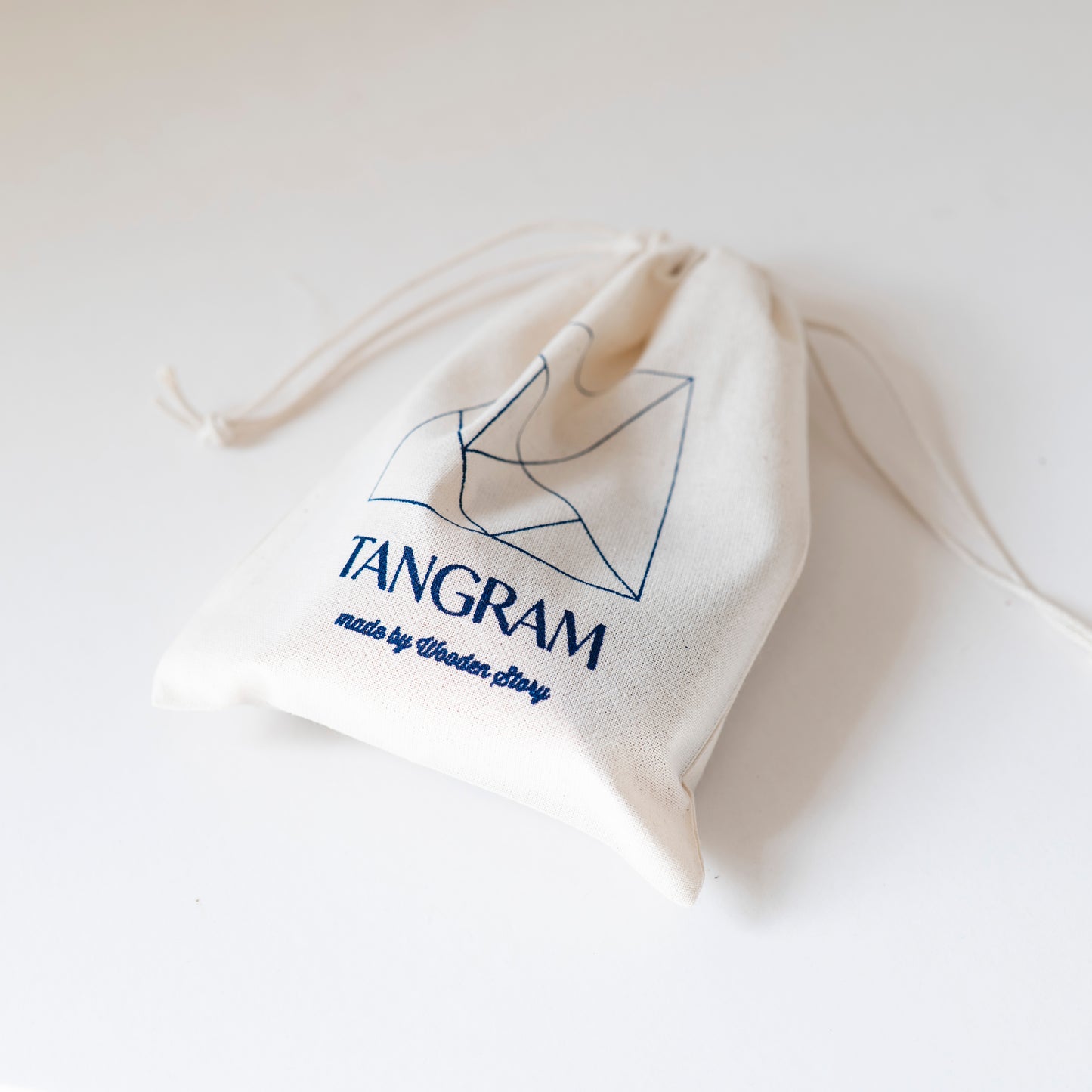 gra tangram w woreczku - barwa zimna